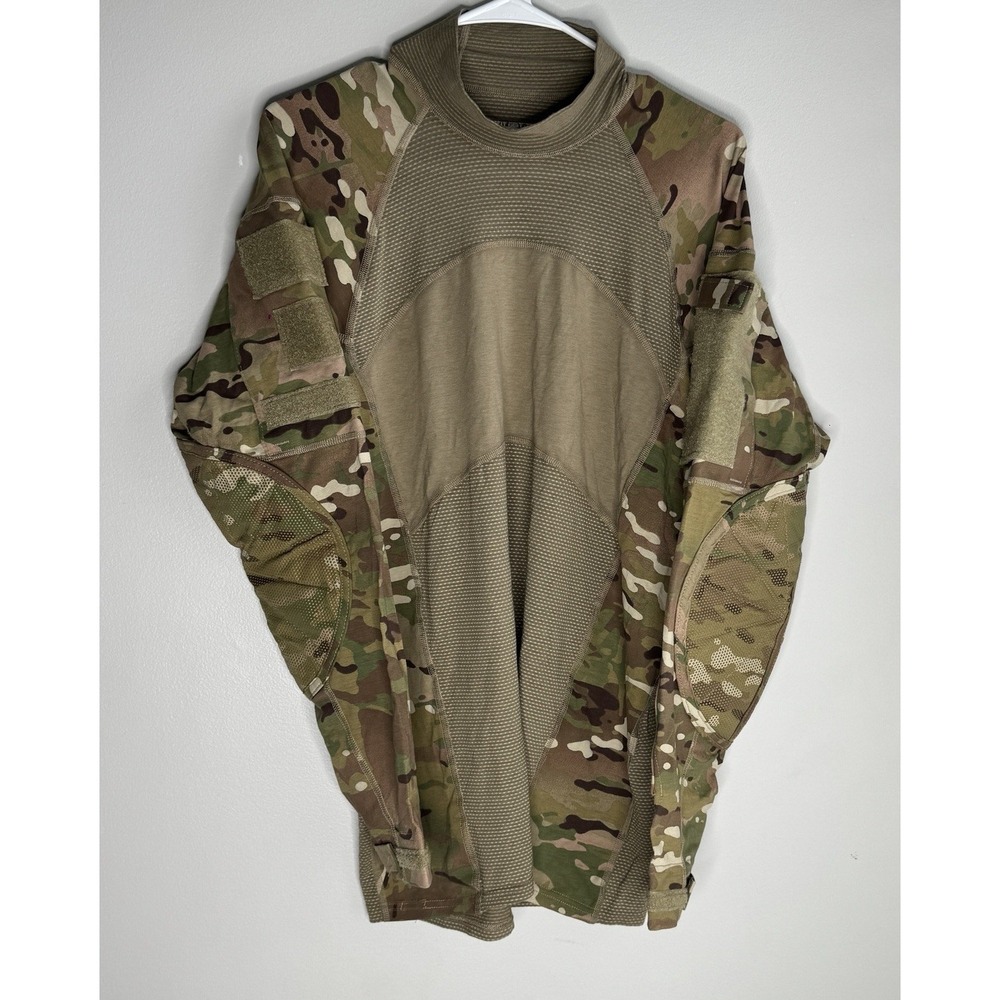 US Army Combat Shirt Mens Medium Multicam Flame Resistant Tactical Military Camo